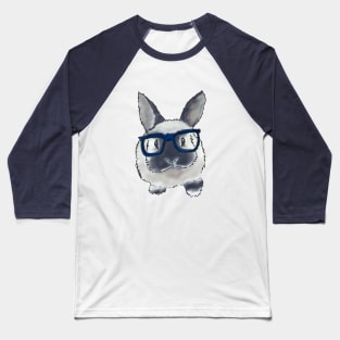 adorable bunny with glasses Baseball T-Shirt